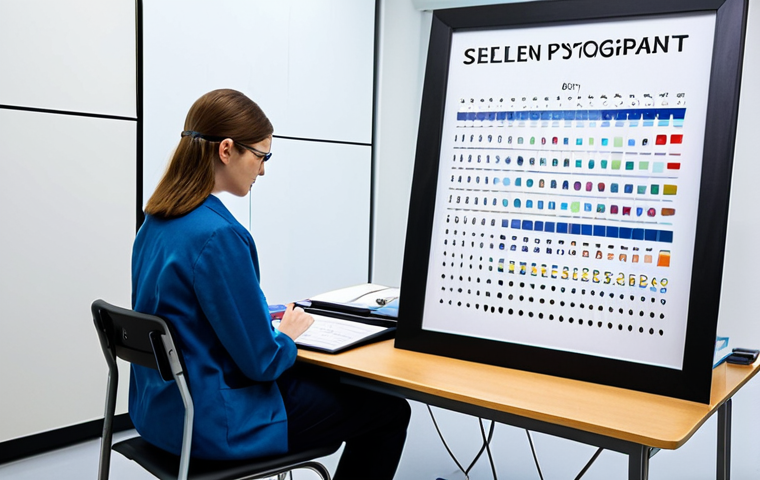 심리학 실험 장비 - Visual Perception Experiment**

"A bright and clean psychology lab setup for a visual perception exp...