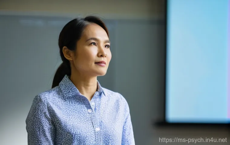 심리학 교수 직업 - Prompt 1: The Inspiring Mentor in a University Classroom**